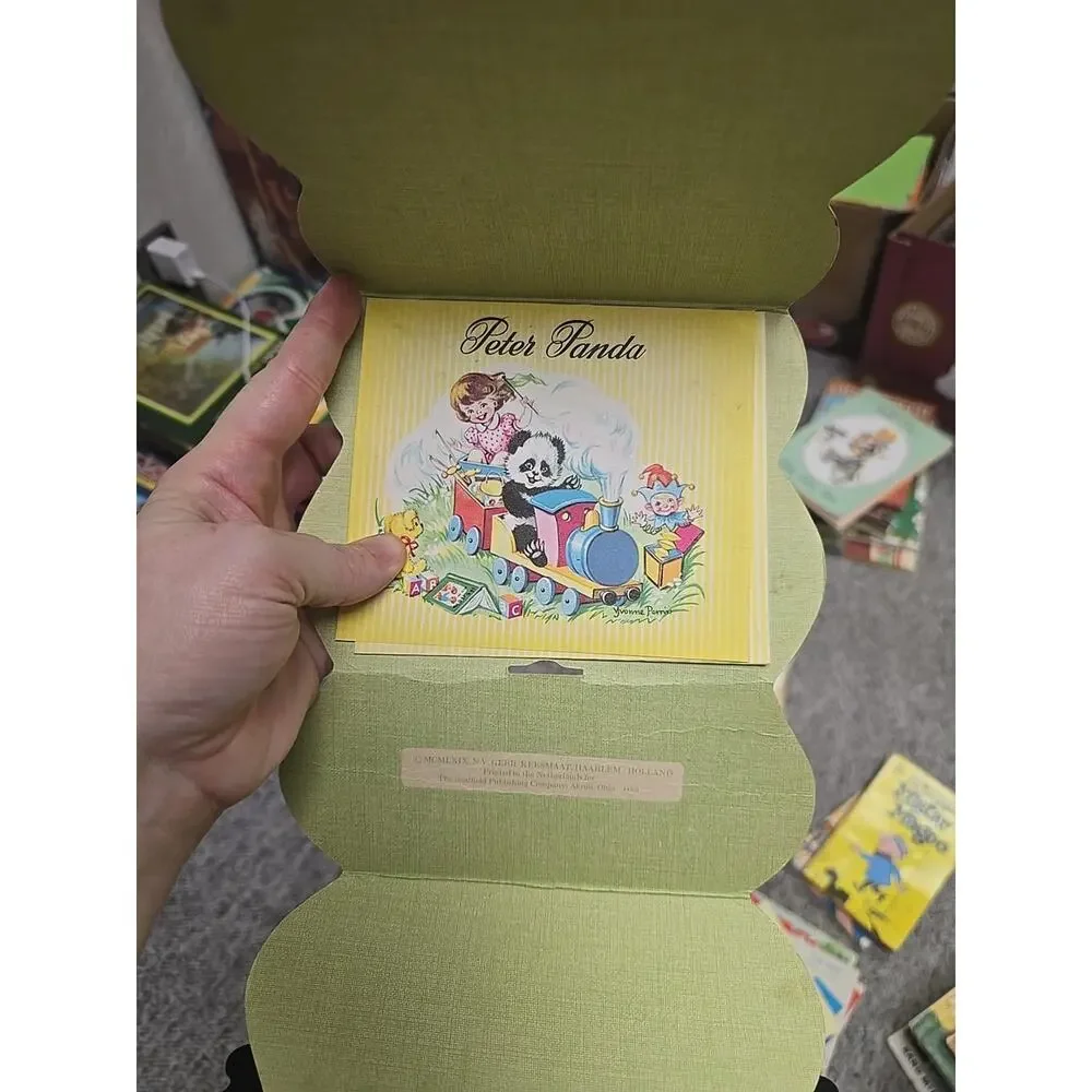 Vintage‎ 1969 Peter Panda Hardcover Art Craft A Stand-Up Children's Story Book